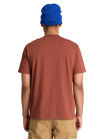 Timberland Established 1973 Ss Embroidered Tee - T-Shirt Uomo - Brownout