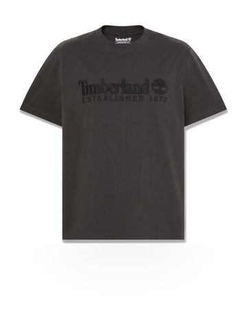 Timberland Established 1973 Ss Embroidered Tee - T-Shirt Uomo - Vintage Black