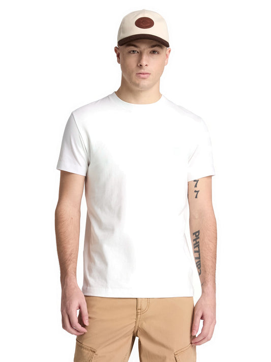 Timberland Dunstan River SS Tee - T-Shirt Uomo - Bianco