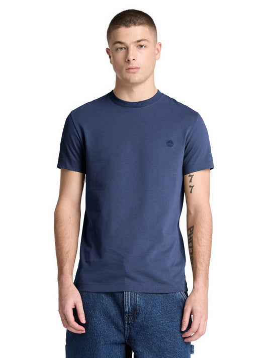 Timberland Dunstan River Ss Tee - T-Shirt Uomo - Naval Academy