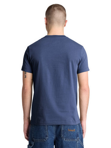 Timberland Dunstan River Ss Tee - T-Shirt Uomo - Naval Academy