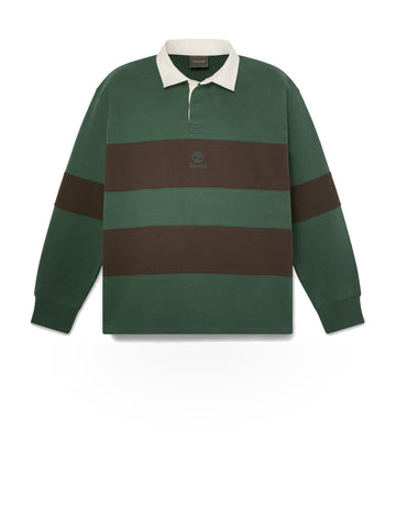 Timberland Long Sleeve Rugby Polo - Felpe Uomo - Sycamore-Mole