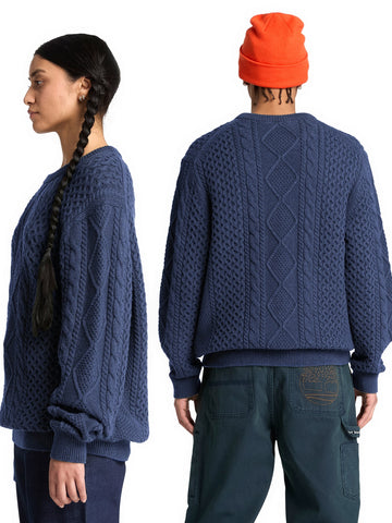 Timberland Phillips Brook Cable Sweater - Maglieria Uomo - Blu