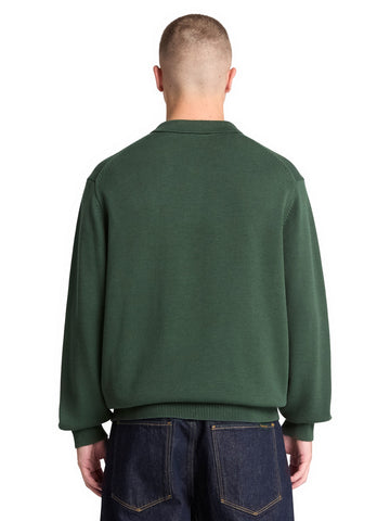 Timberland Williams River Cotton Polo Sweater - T-Shirt Uomo - Verde