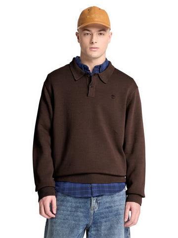 Timberland Williams River Cotton Polo Sweater - T-Shirt Uomo - Mole