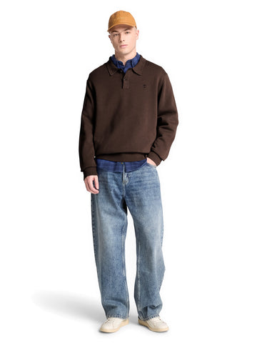 Timberland Williams River Cotton Polo Sweater - T-Shirt Uomo - Mole