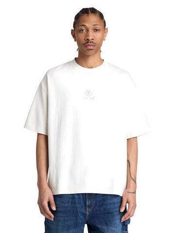 Timberland Shorewood Heavyweight SS Tee - T-Shirt Uomo - Vintage White