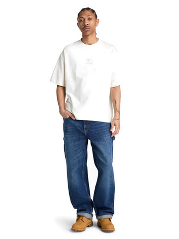 Timberland Shorewood Heavyweight SS Tee - T-Shirt Uomo - Vintage White