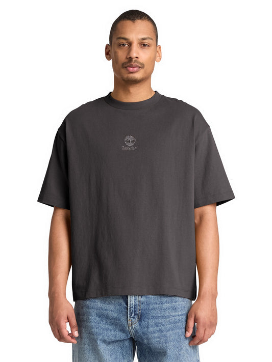 Timberland Shorewood Heavyweight SS Tee - T-Shirt Uomo - Vintage Black