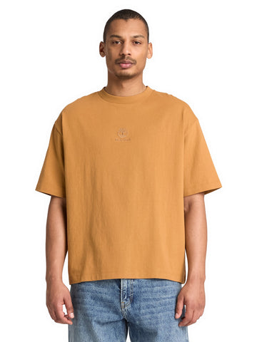 Timberland Shorewood Heavyweight SS Tee - T-Shirt Uomo - Wheat Boot