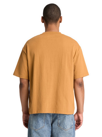 Timberland Shorewood Heavyweight SS Tee - T-Shirt Uomo - Wheat Boot