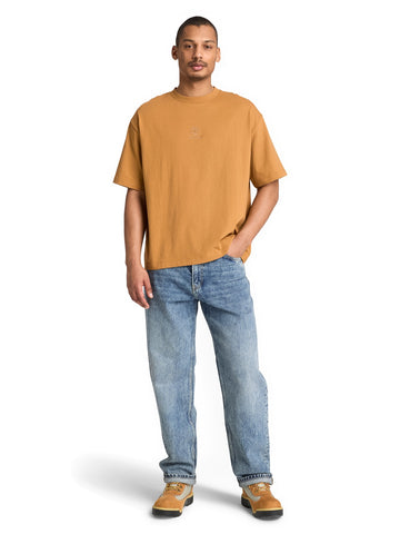 Timberland Shorewood Heavyweight SS Tee - T-Shirt Uomo - Wheat Boot