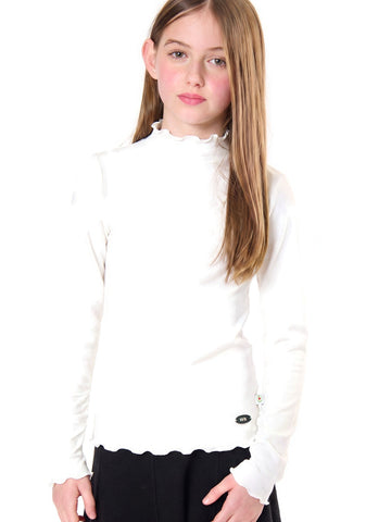 ToBeToo T-Shirt Ragazza - T-Shirt Bambina - Latte