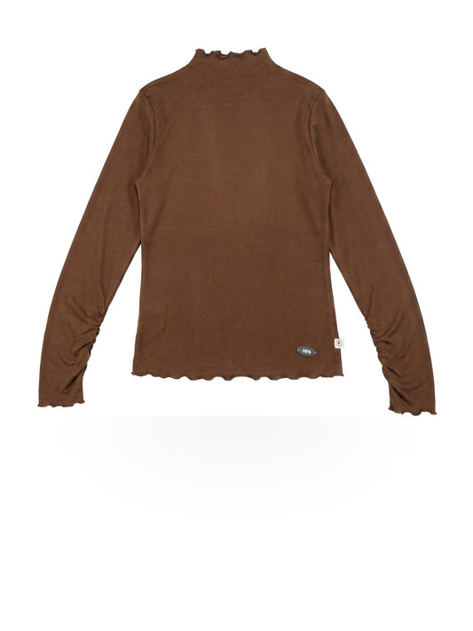 ToBeToo T-Shirt Ragazza - T-Shirt Bambina - Cioccolato