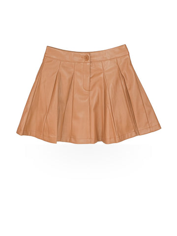 ToBeToo Gonna In Ecopelle Ragazza - Gonne Bambina - Caramello