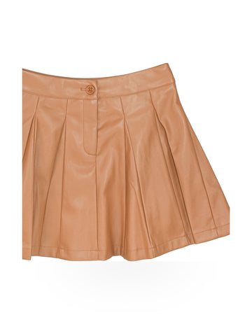 ToBeToo Gonna In Ecopelle Ragazza - Gonne Bambina - Caramello