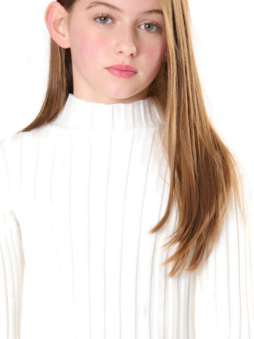 ToBeToo Maglia Ragazza - Maglieria Bambina - Latte