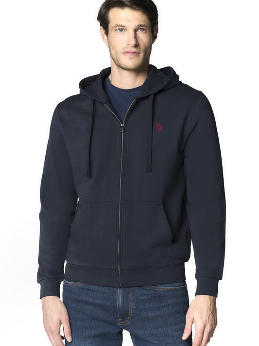 U.S. Polo Assn. Luke Hoody Zip Flc - Felpe Uomo - Blu