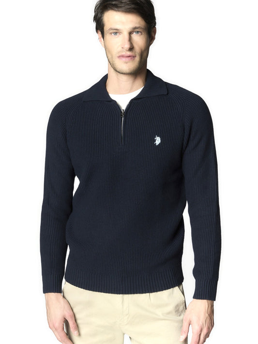 U.S. Polo Assn. Gyles-half Zip Knit - Maglieria Uomo