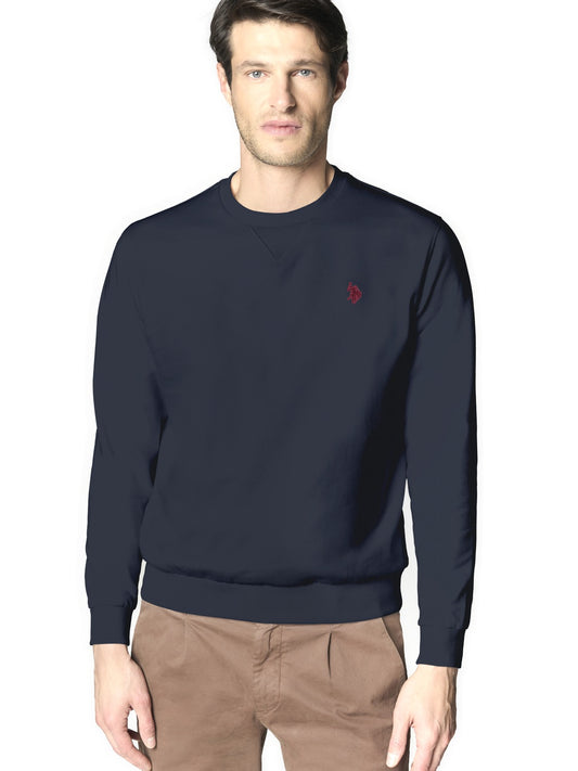 U.S. Polo Assn. Max Basic Fleece Round Neck - Felpe Uomo - Blu