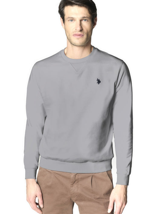 U.S. Polo Assn. Max Basic Fleece Round Neck - Felpe Uomo - Grigio