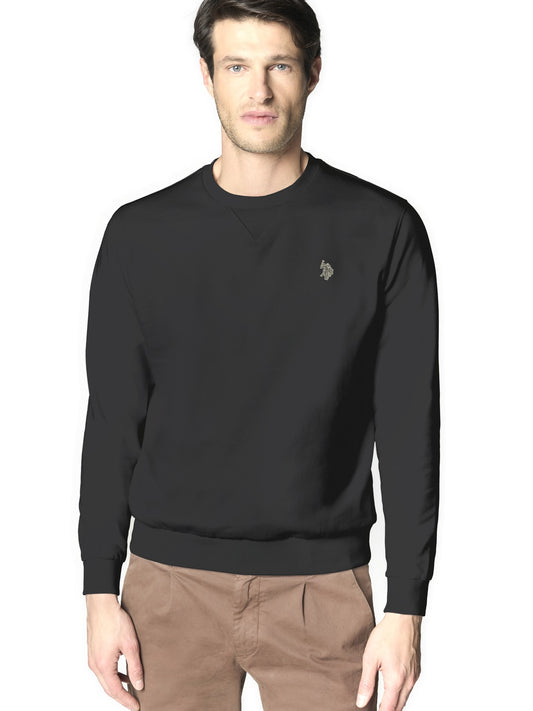 U.S. Polo Assn. Max Basic Fleece Round Neck - Felpe Uomo - Nero