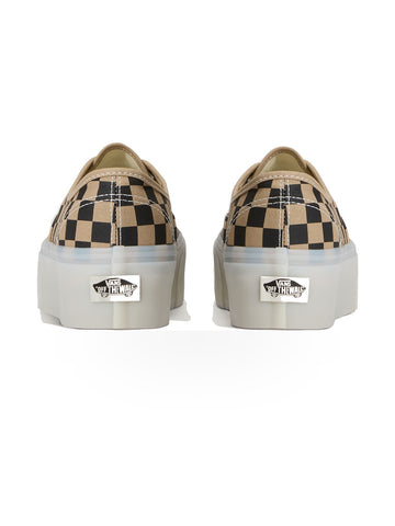 Vans Authentic Stackform Checkerboard - Sneakers Donna - Incense/Black