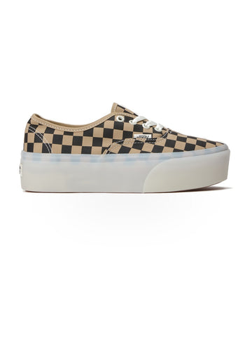 Vans Authentic Stackform Checkerboard - Sneakers Donna - Incense/Black