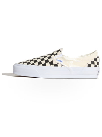 Vans LX Slip-On Reissue 98 Checkerboard - Sneakers Uomo - Black/Off White