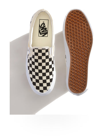 Vans LX Slip-On Reissue 98 Checkerboard - Sneakers Uomo - Black/Off White