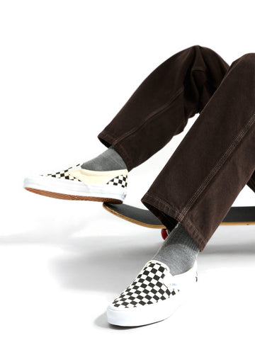Vans LX Slip-On Reissue 98 Checkerboard - Sneakers Uomo - Black/Off White