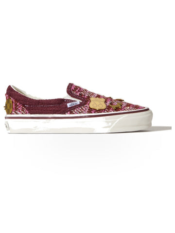 Vans LX Classic Slip-On 98 Cardigan - Sneakers Donna - Brown/Pink