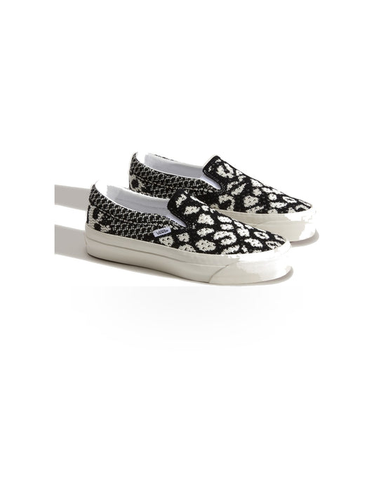 Vans LX Classic Slip-On 98 EK Leopard - Sneakers Donna - Black/White