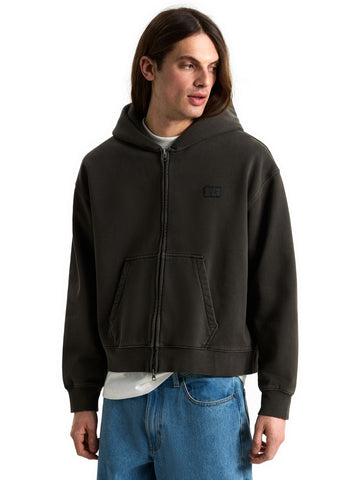 Vans Premium Full Zip Hoodie - Felpe Uomo - Faded Black