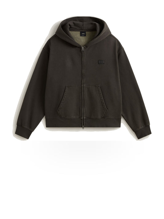 Vans Premium Full Zip Hoodie - Felpe Uomo - Faded Black