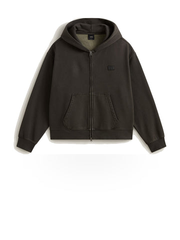 Vans Premium Full Zip Hoodie - Felpe Uomo - Faded Black