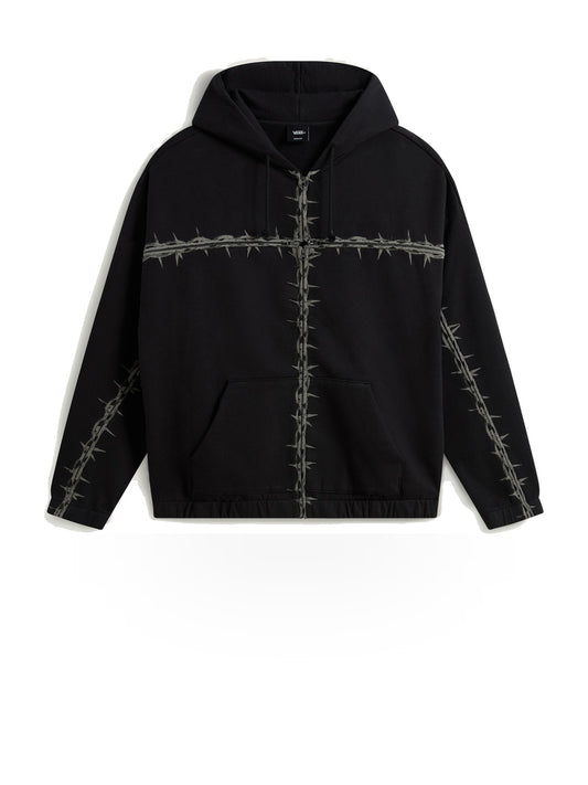 Vans A.O.D. T Zipped Hoodie - Felpe Uomo - Nero