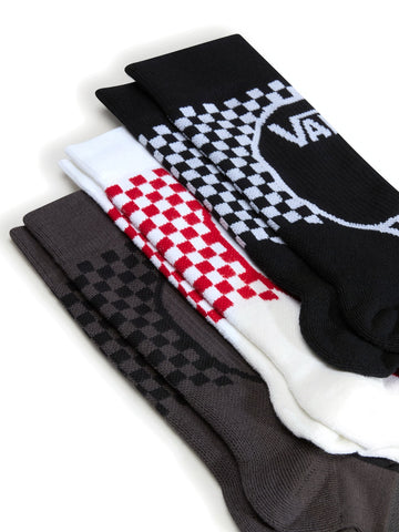 Vans A.O.D. Checker Socks - Calzini Uomo - Nero