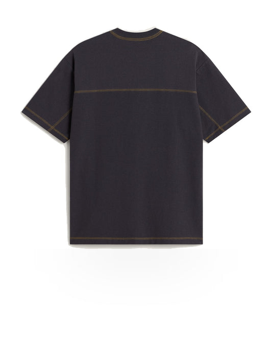 Vans Contrast Stitch Loose Fit SS Tee - T-Shirt Uomo - Charcoal Grey
