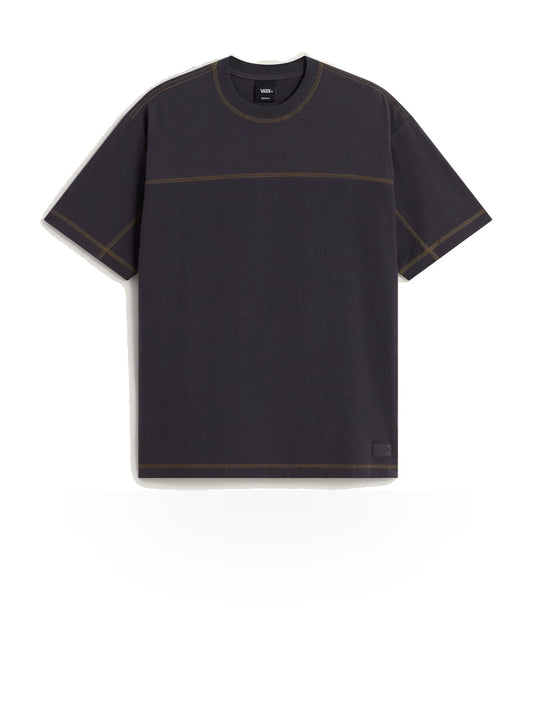 Vans Contrast Stitch Loose Fit SS Tee - T-Shirt Uomo - Charcoal Grey