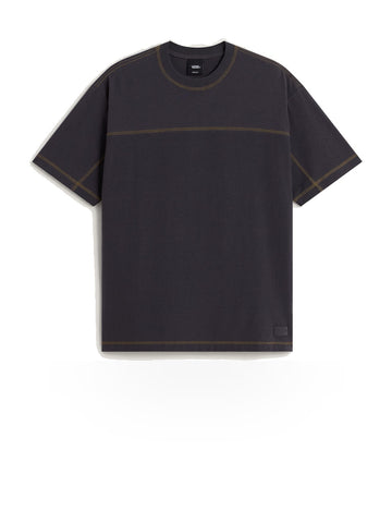 Vans Contrast Stitch Loose Fit SS Tee - T-Shirt Uomo - Charcoal Grey