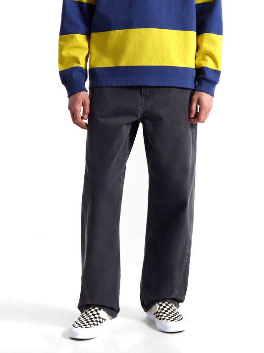 Vans Authentic Chino Loose Side Panel Pant - Pantaloni Uomo - Charcoal Grey