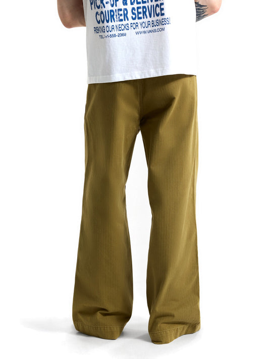 Vans Authentic Chino Loose Wide Leg - Pantaloni Uomo - Olive Brown