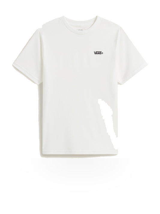 Vans Left Chest SS Tee - T-Shirt Bambino - Bianco