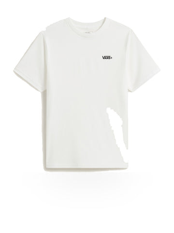 Vans Left Chest SS Tee - T-Shirt Bambino - Bianco