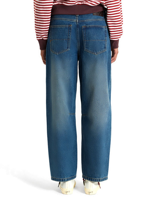 Vans Check 5 Barrel Vintage Indigo - Jeans Donna - Blu