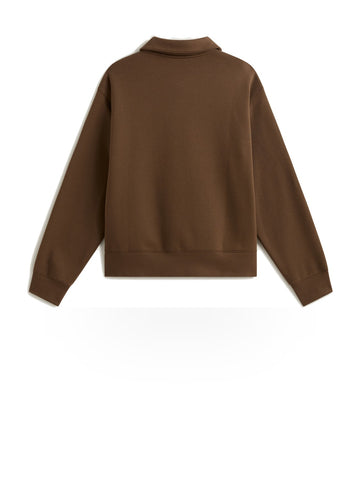 Vans Polo Fleece Pullover - Felpe Uomo - Vintage Cocoa