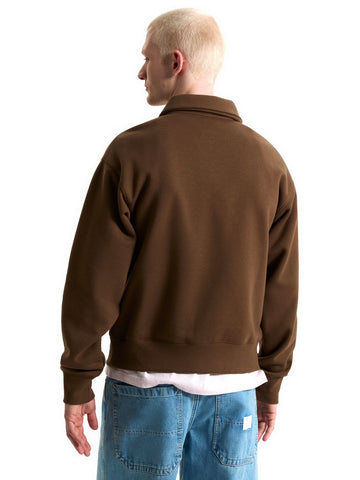 Vans Polo Fleece Pullover - Felpe Uomo - Vintage Cocoa