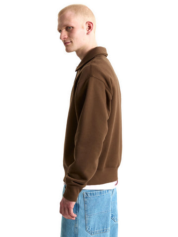 Vans Polo Fleece Pullover - Felpe Uomo - Vintage Cocoa