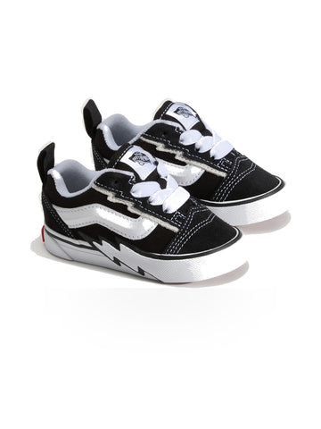 Vans Knu Skool Elastic Lace Bolt - Sneakers Bambino - Black/White